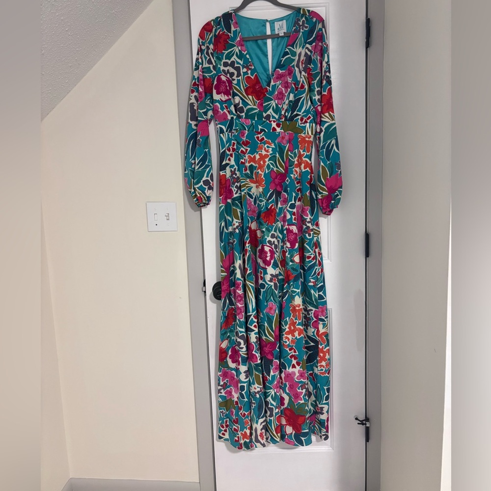 Elegant Floral Maxi Dress